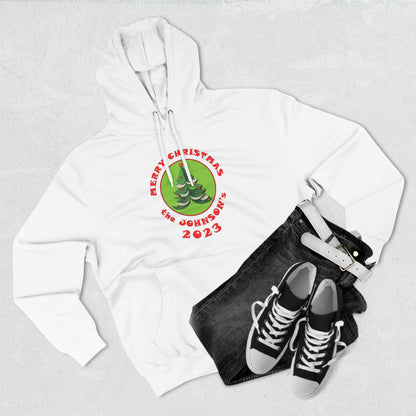 Personalized Custom Christmas Fleece Hoodie