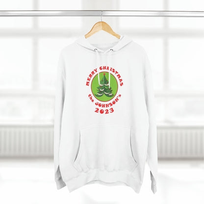 Personalized Custom Christmas Fleece Hoodie